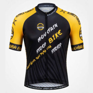 Killertaler Herren Radtrikot Epic Ride schwarz/goldgelb — inspiriert vom Absa Cape Epic 2026, handgefertigt in Burladingen