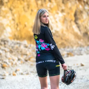 Killertaler Damen Langarmtrikot Hawaii, Rückseite — flauschig weich, handgefertigt in Burladingen