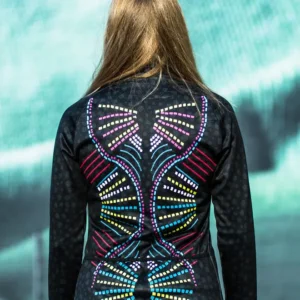 Killertaler Damen Radtrikot Cherokee langarm — handgefertigt in Burladingen. Rückseite
