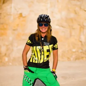 Killertaler Damen Radtrikot Flow Rider schwarz-gelb kurzarm — handgefertigt in Burladingen