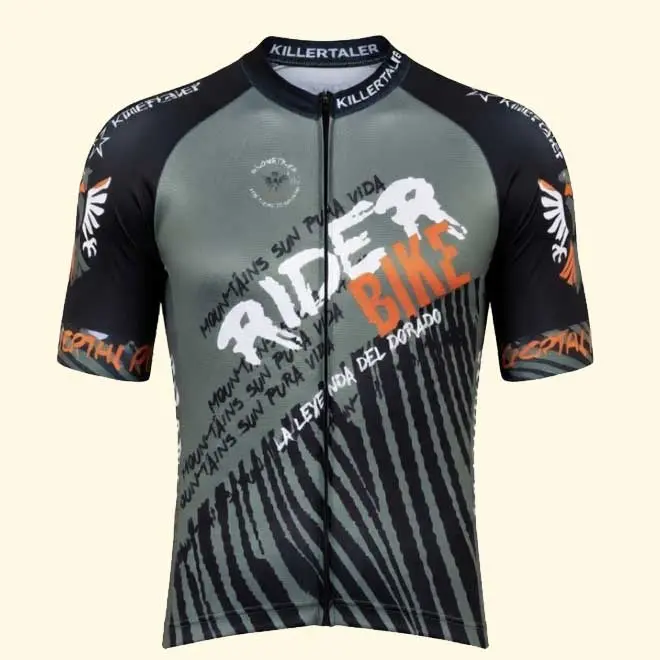Killertaler Herren Radtrikot "Kolumbien" — schilf/anthrazit