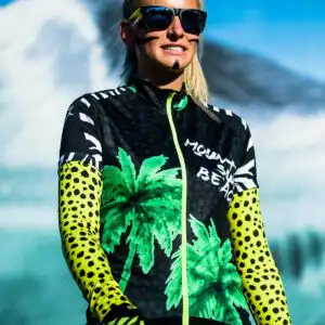 Killertaler Damen Radtrikot Palm Tree Neon