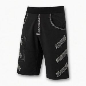 Killertaler Herren Baggy Shorts Jedi2 schwarz/weiß — Mit zwei EIngriffstaschen und einer Reißverschlusstasche - auf Maß gefertigt im Outlet Burladingen auf der Schwäbischen Alb