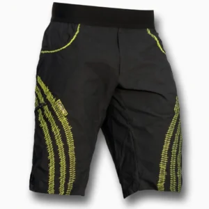 Killertaler Herren Baggy Bike Shorts Enduro schwarz-grün — cooles Design, handgefertigt in Burladingen
